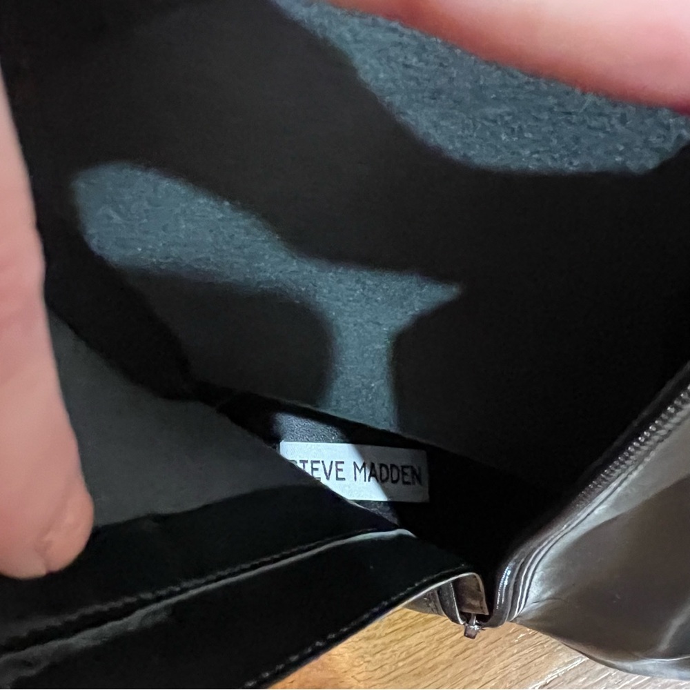 Steve Madden Valyant Block Heel Stretch Vegan Lea… - image 5